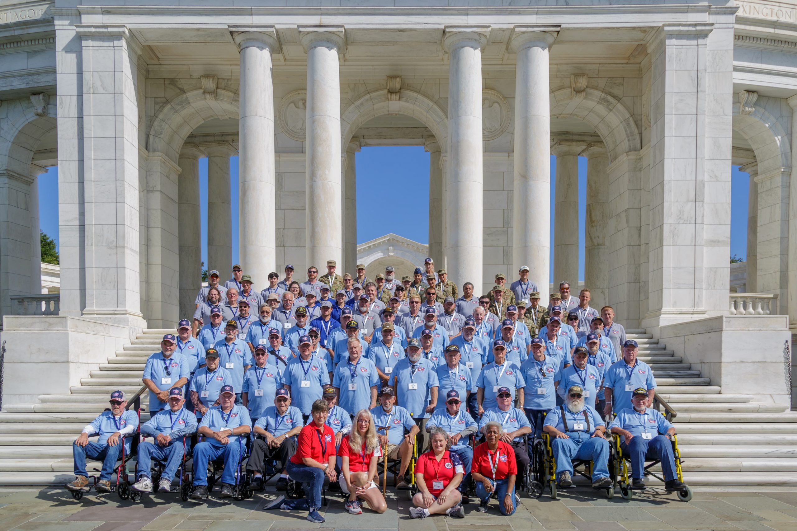 Honor Flight Top of Virginia group photo