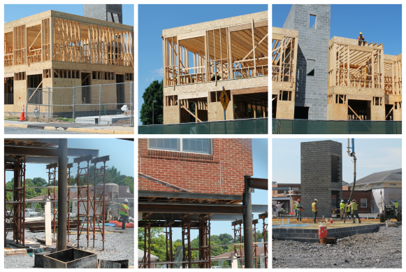 july construction updates - image collage