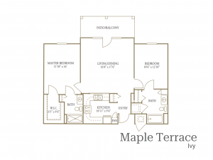 bridgewater retirement community floor plan - apartment 2